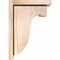 Ekena Millwork Del Monte Smooth Corbel w/Backplate, Douglas Fir, 7 1/2"W x 10"D x 14"H COR08X10X14DEL01SDF - alternate 2